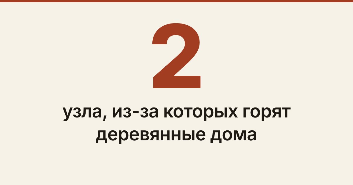 Обложка статьи «Печь в деревянном доме: проход через перекрытие и пожарные отступы»